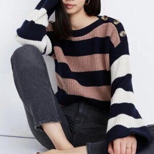 NWT Madewell Calloway Sweater (Multi) XS